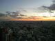 六本木ヒルズから見る東京の高層ビル群と夕焼け